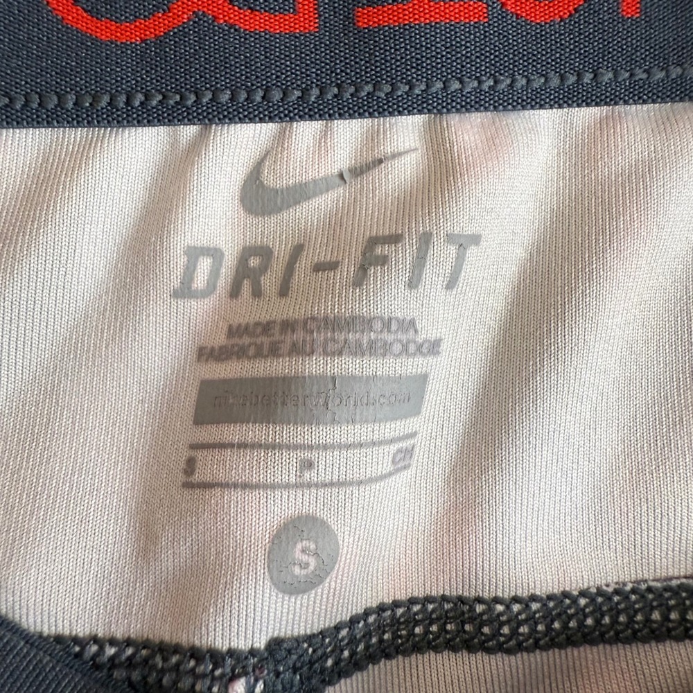 SALE Nike Dri Fit Womens Athletic Capris Leggings Abstract Print Size S - Picture 3 of 16